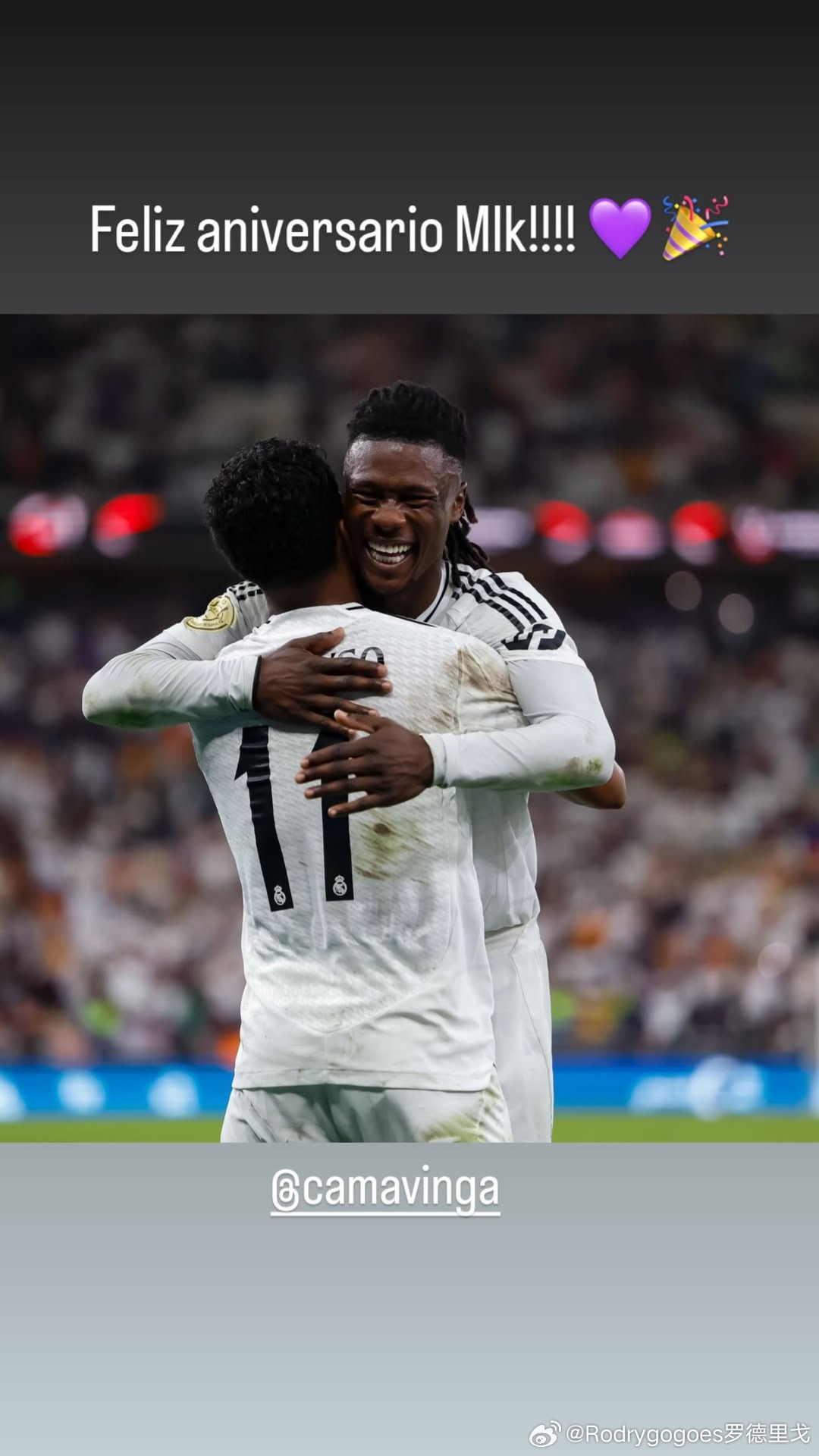 罗德里戈祝卡马文加生日快乐🎉罗德里戈卡马文加 ​​​