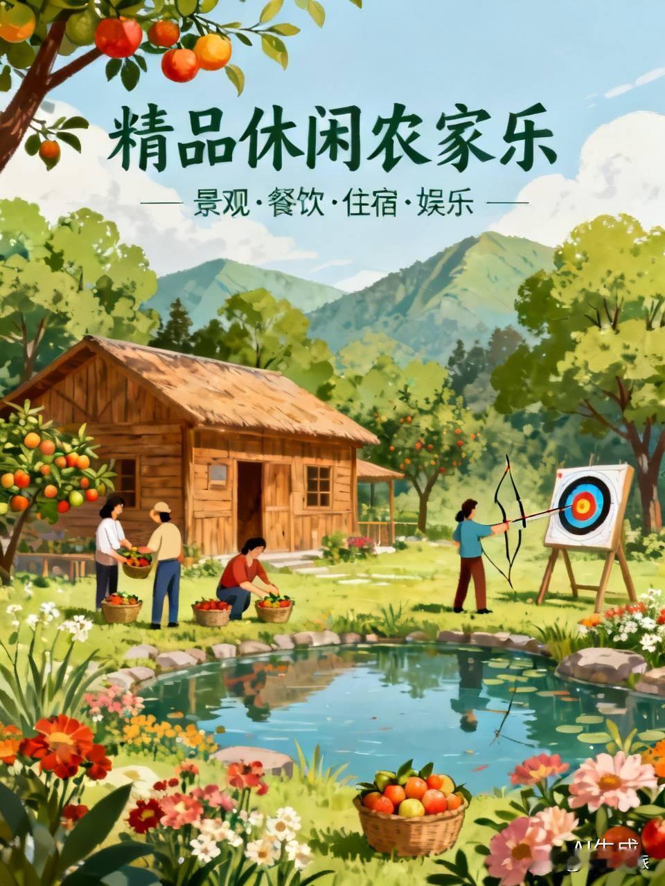 精品型休闲农家乐或农庄怎么设计? 设计精品型休闲农家乐或农庄，得从多方面着手。