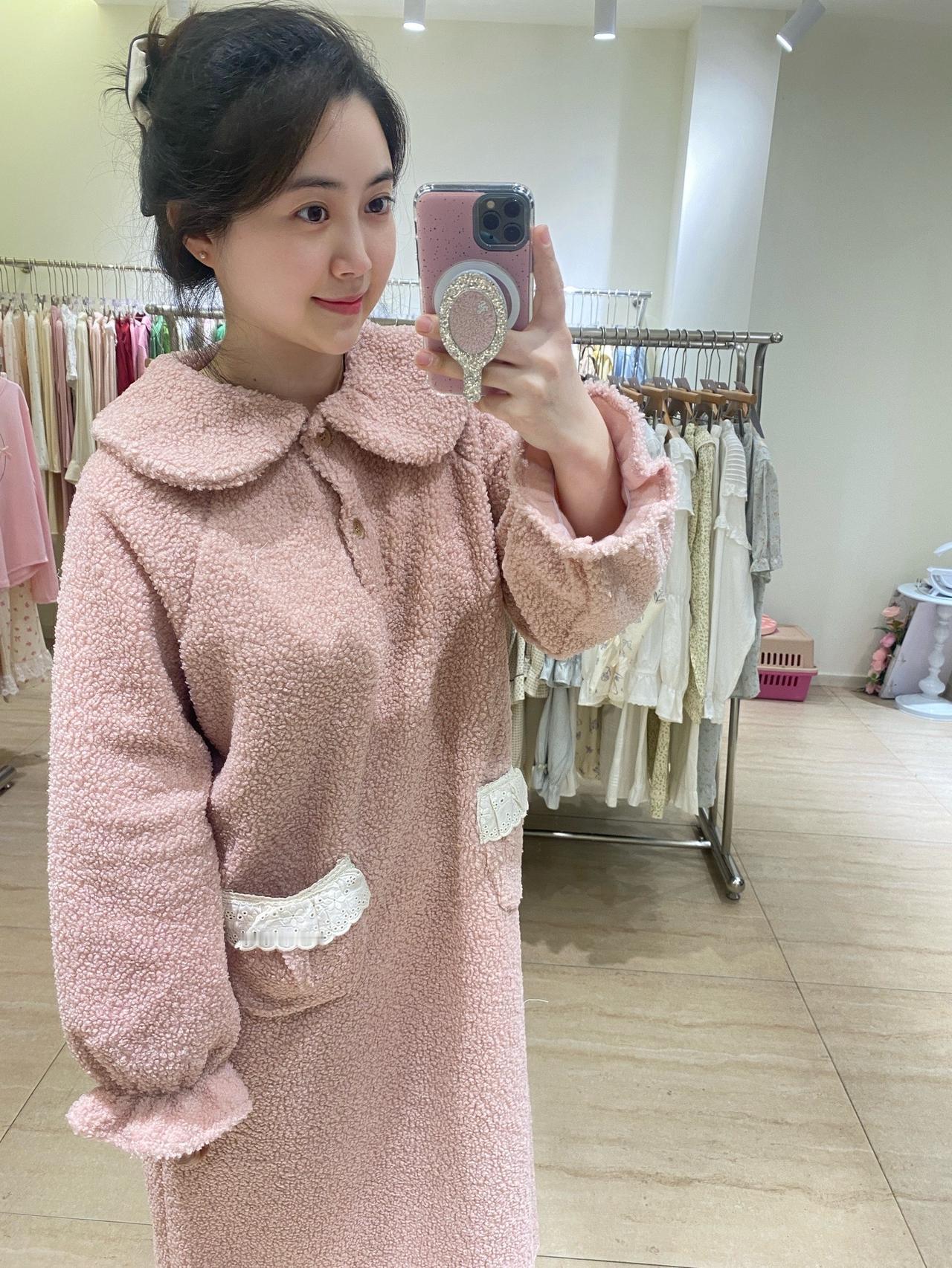 🇰🇷毛绒家居裙