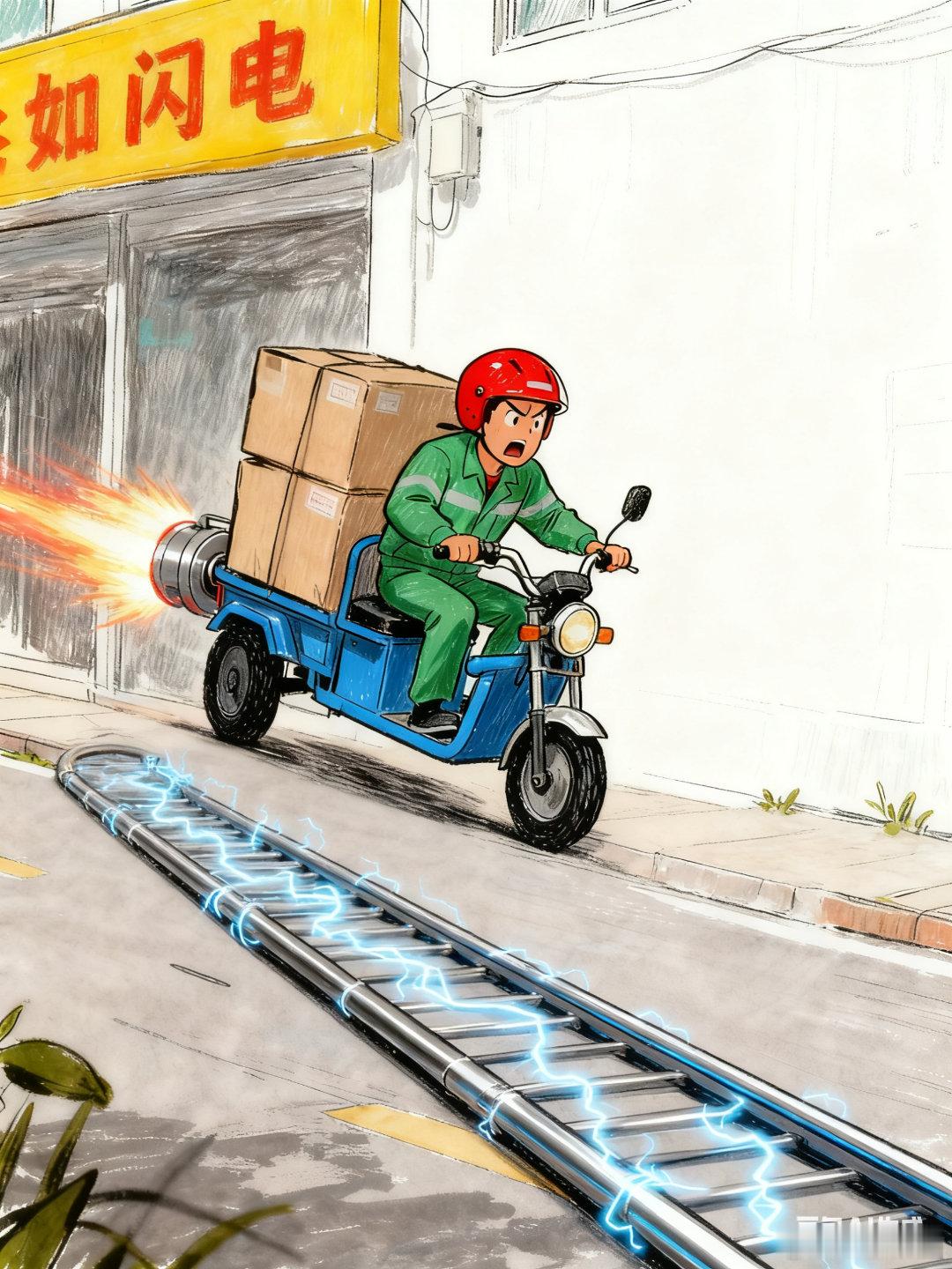 我国首艘电磁弹射型航母入列冷知识[超话]电磁弹射技术，可大规模应用于快递、外卖行