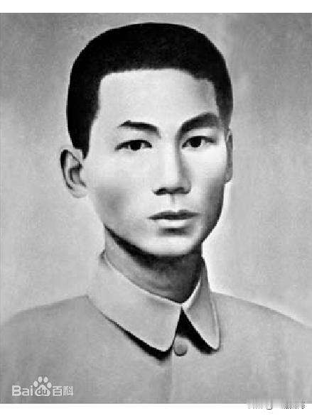这是根据亲属回忆复原的张子清画像。
他是井冈山时期红军师长，接龙桥战斗脚踝中弹，