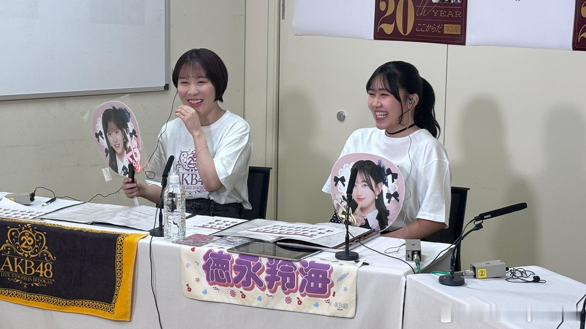 平野美宇参加AKB48 20周年纪念演唱会的幕后直播 