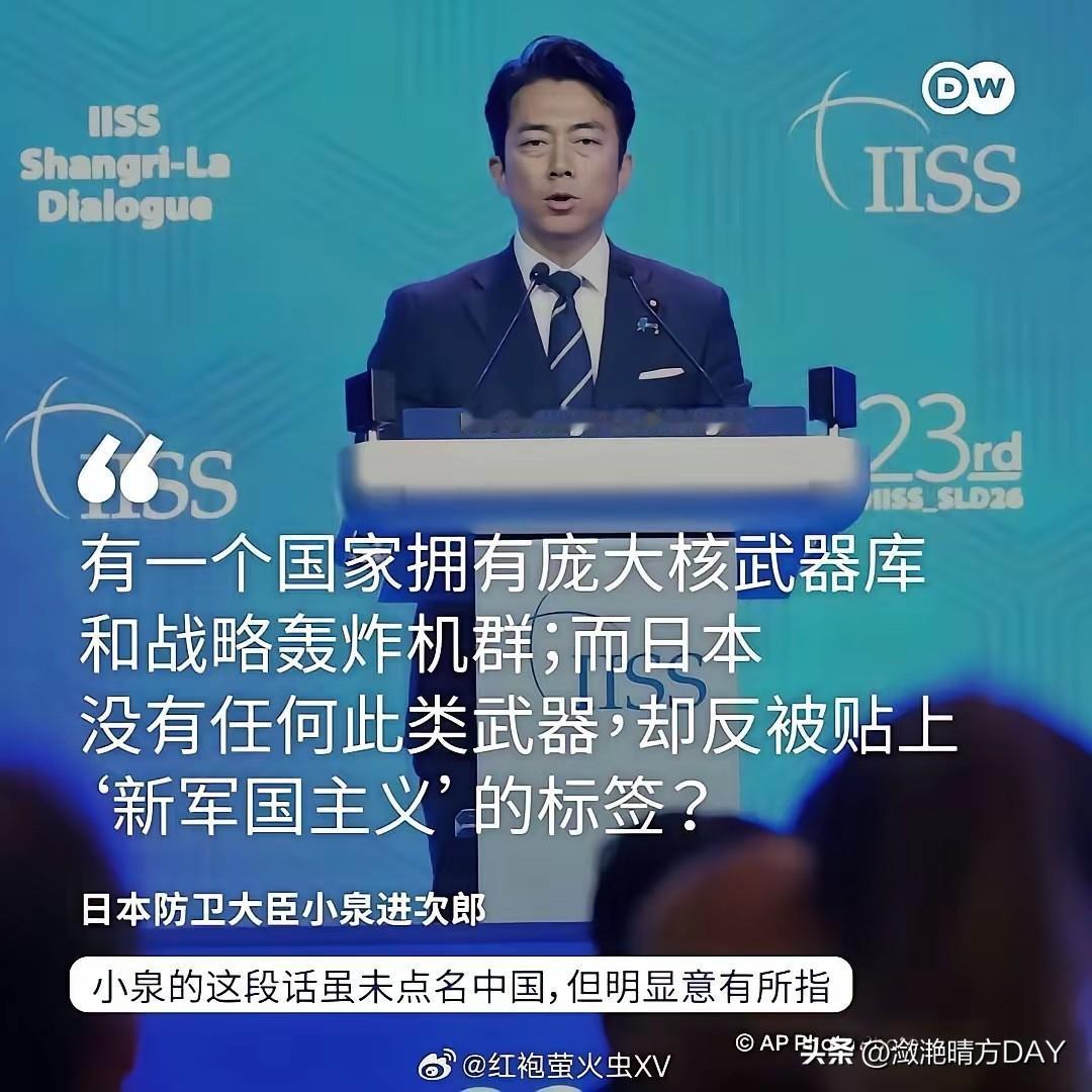 明显似有所指，不知道是在说俄罗斯，中国，还是美国。
他说：“有一个国家拥有庞大的