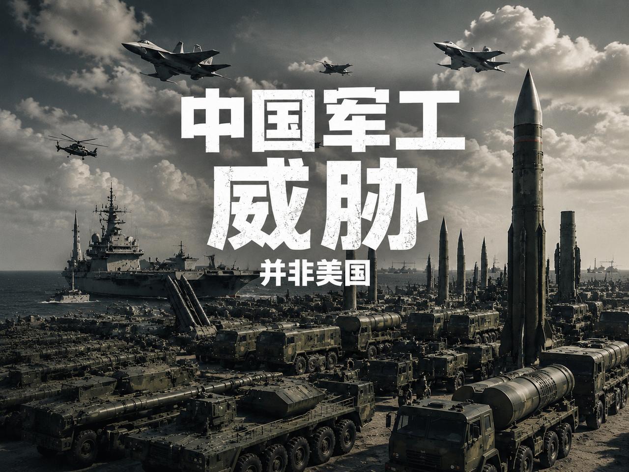 中国军工如今最大的对手是谁？很多人或许会说美国，其实，我们最大的军工对手是假想出
