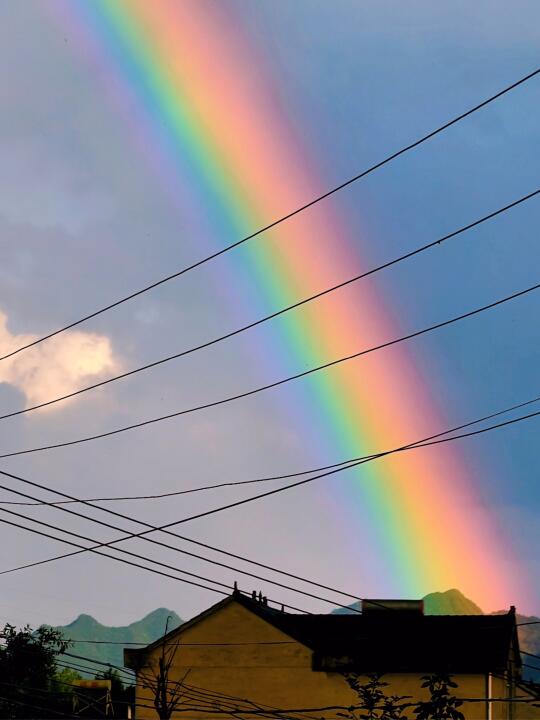 彩虹🌈晚霞｜恍恍惚惚看到了夏日的乐章