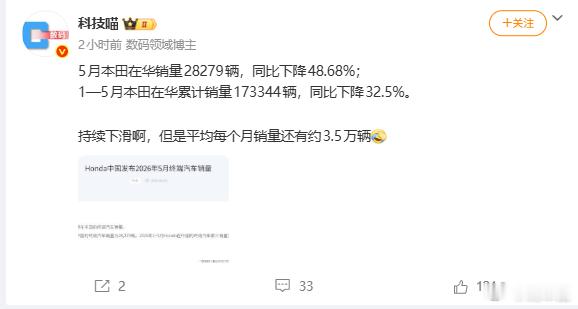 平均每个月有3.5万辆，这已经跌到新势力的水平了反观丰田，销量还是不错