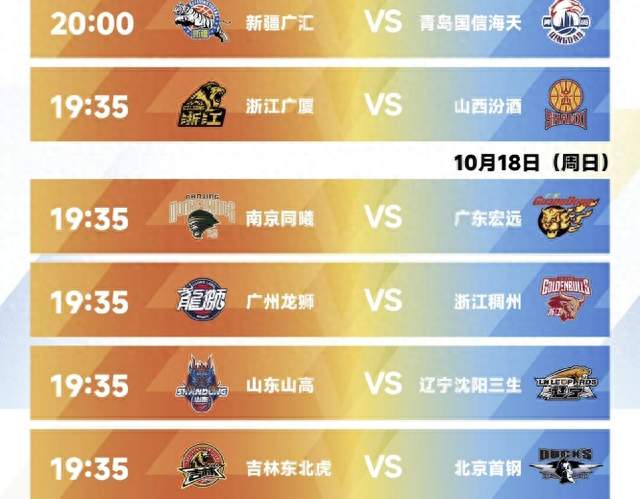 新赛季CBA焦点大战汇总！旧主重逢+强强对决，时间全部敲定