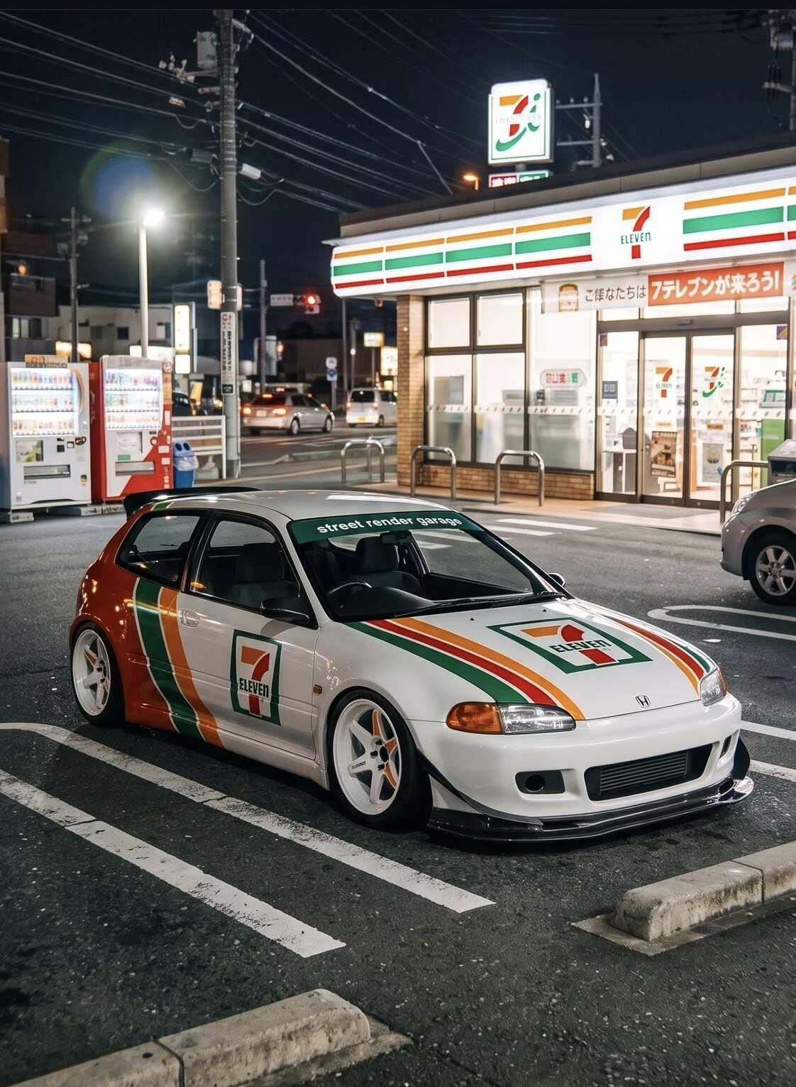 🟥🟩🟧
汽车文化 本田 思域 eg6 711 风火轮 火柴盒 多美卡