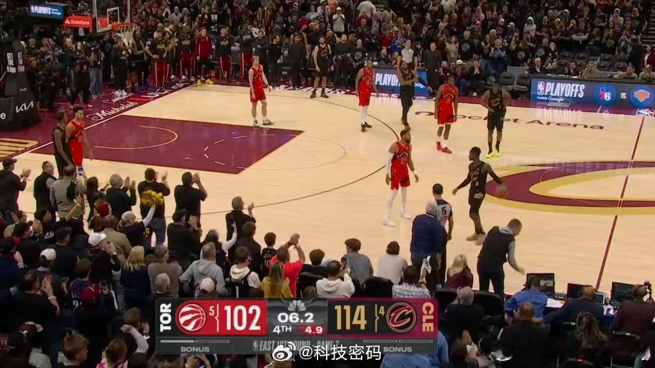 哈登18分我登哥终于赢了，季后赛首轮全部结束！骑士抢七擒猛龙，接下来将对阵活塞！