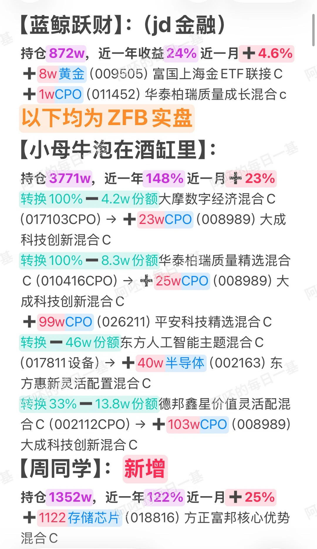 6月22日基金汇总