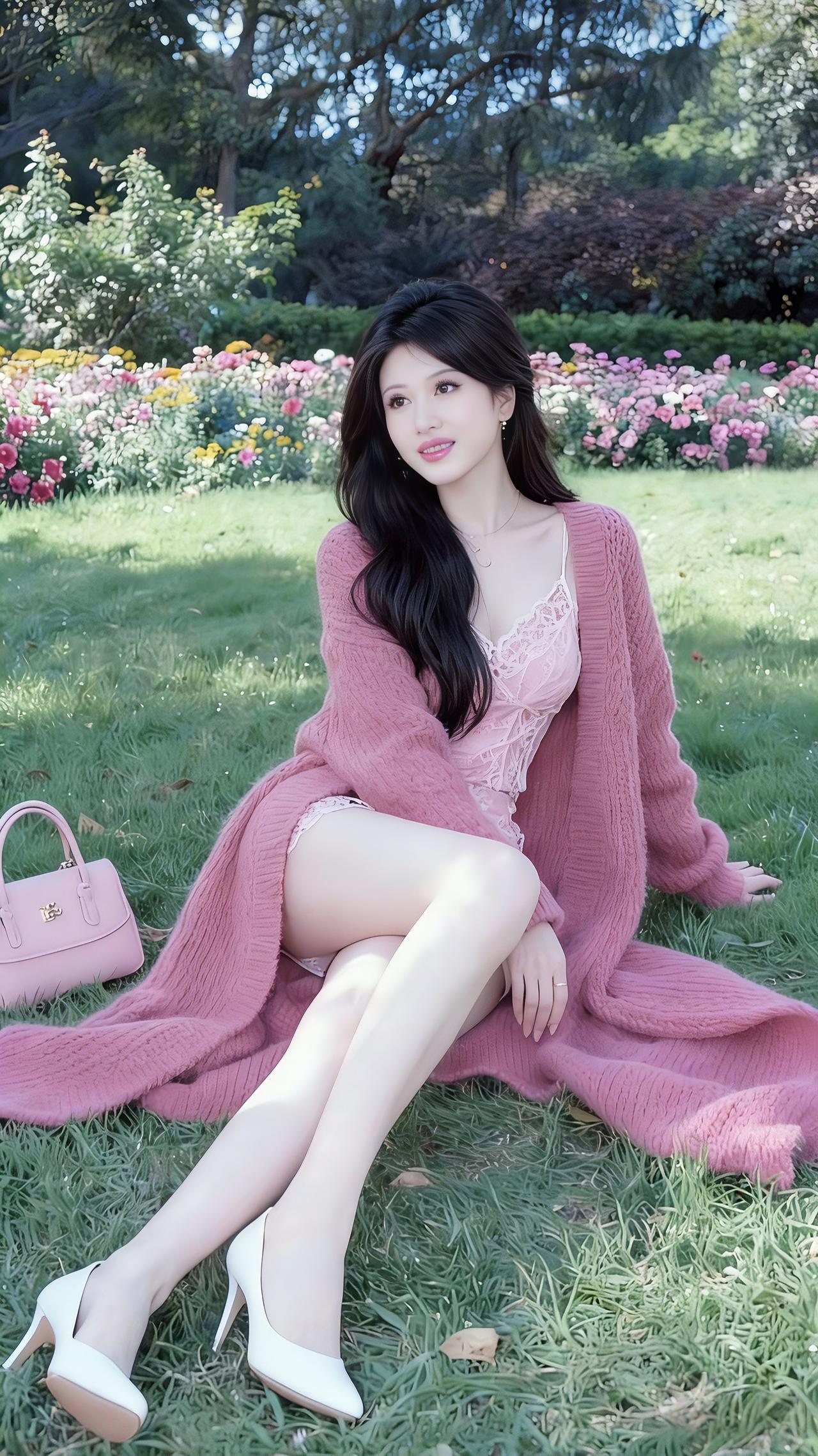 坐看云卷云舒，静赏花开花落。