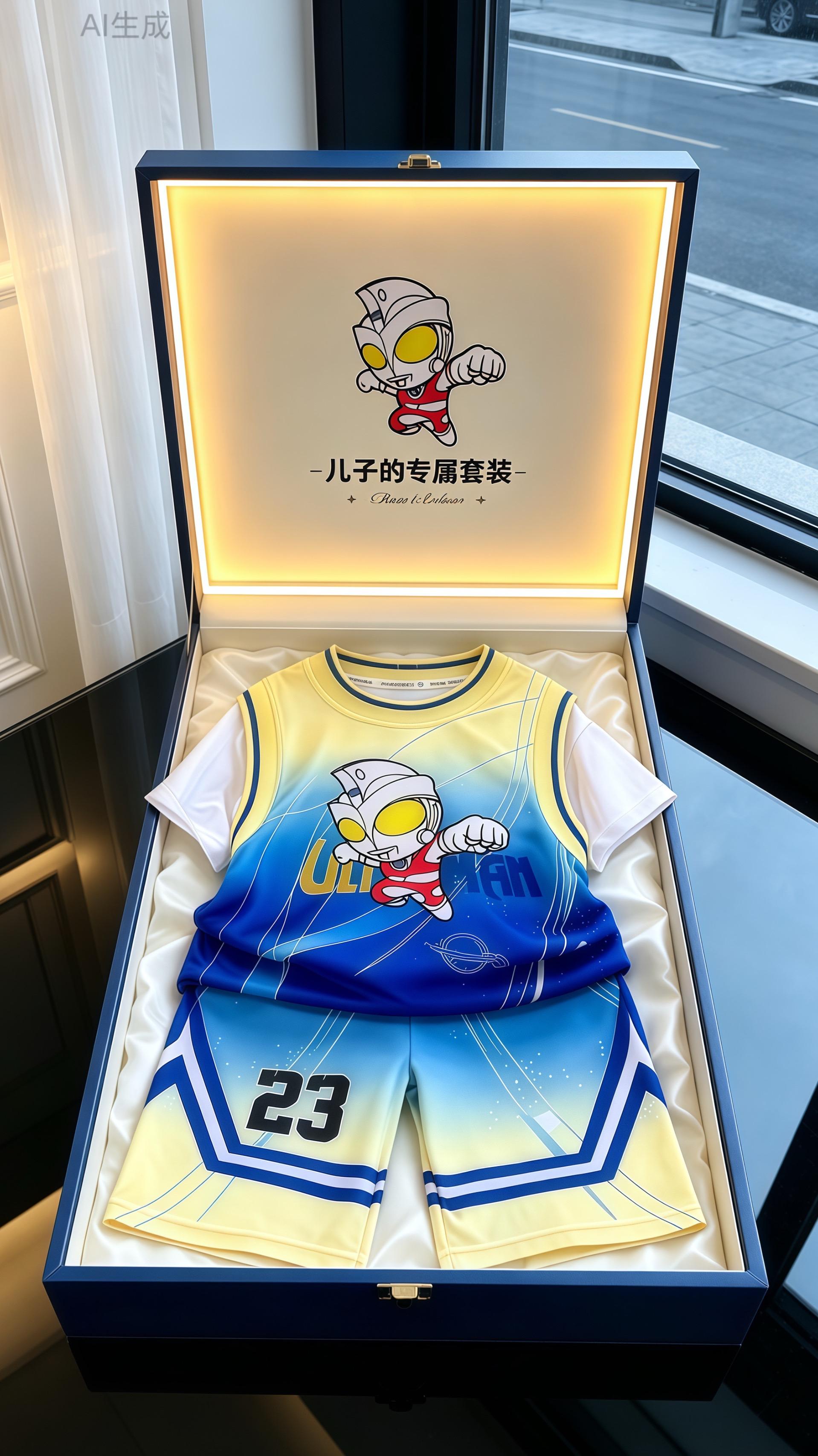 男宝穿搭 奥特曼男童套装 哪个奥特曼是你的光 我就是这条gai最亮的仔...