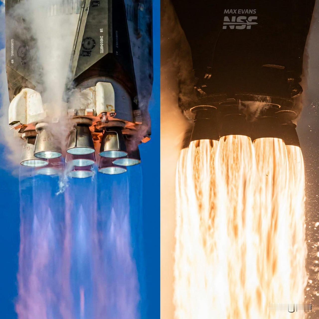 天然气炉子VS煤油炉子……
朱雀三号甲烷VS猎鹰9号煤油 ​​​