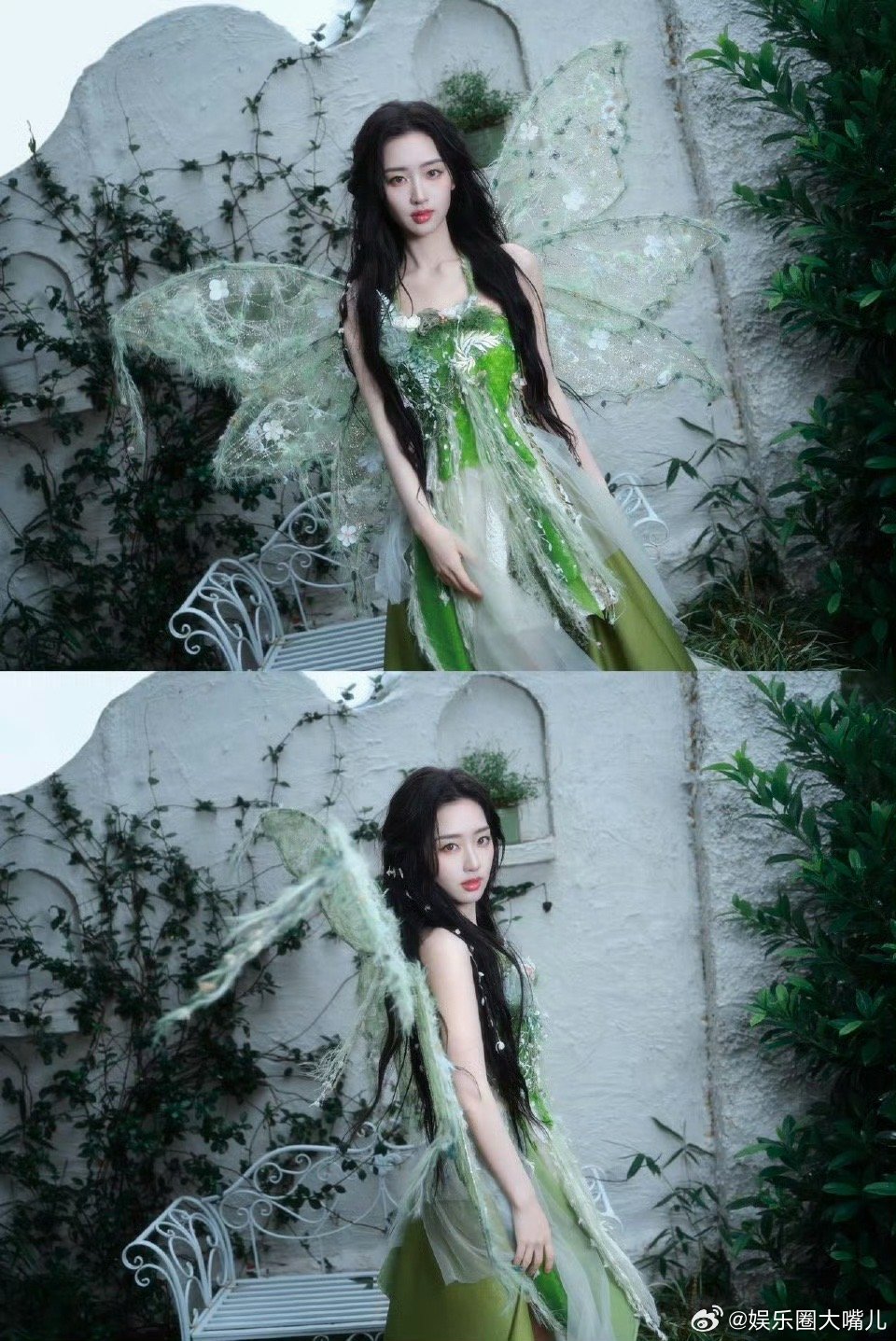 邓恩熙 看得出她是精灵 从发间精灵光到裙摆流光，邓恩熙把整个奇幻宇宙都穿在身上了