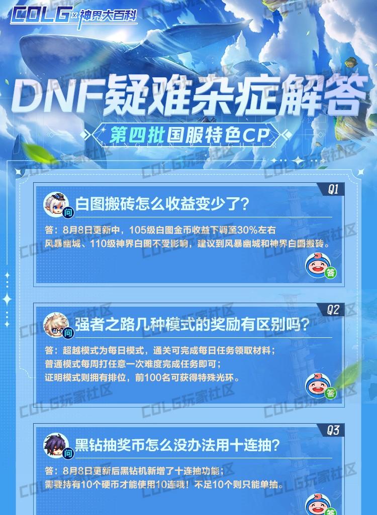 DNF疑难杂症解答：第四批国服特色CP