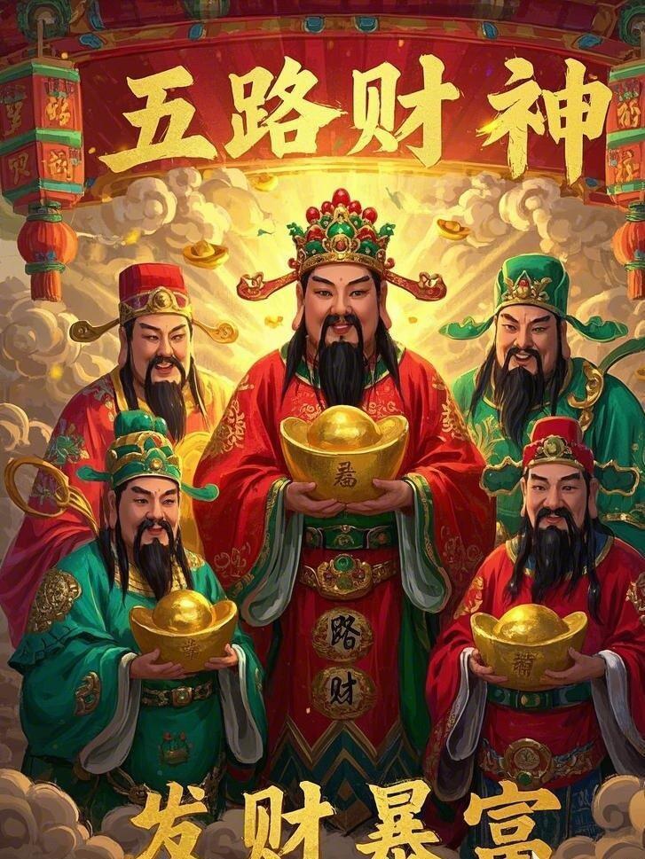2025五路财神到你家🙏 