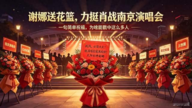 谢娜送花篮力挺肖战！圈内难得的真心友谊