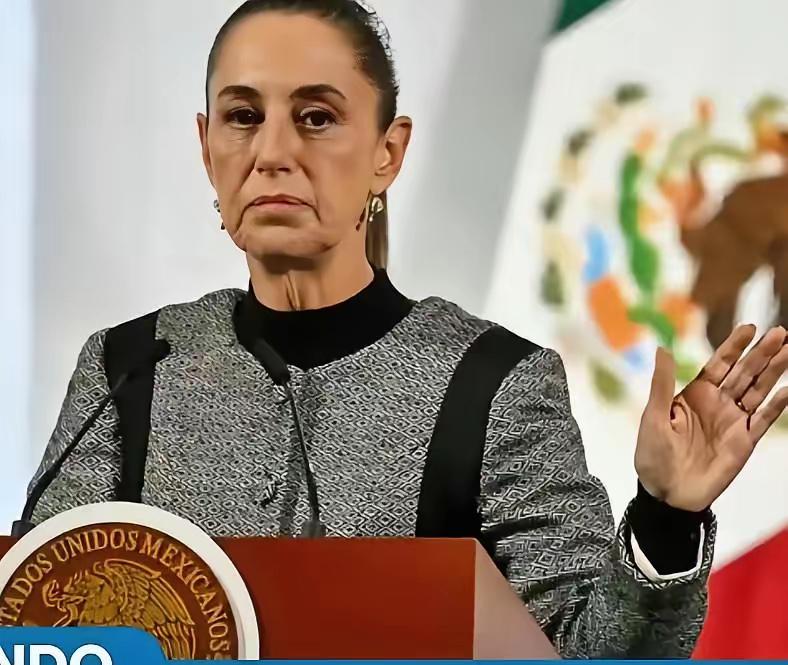 墨西哥派了一艘船向古巴运送了85,000桶原油，总统克劳迪娅·欣鲍姆告诉唐纳德·