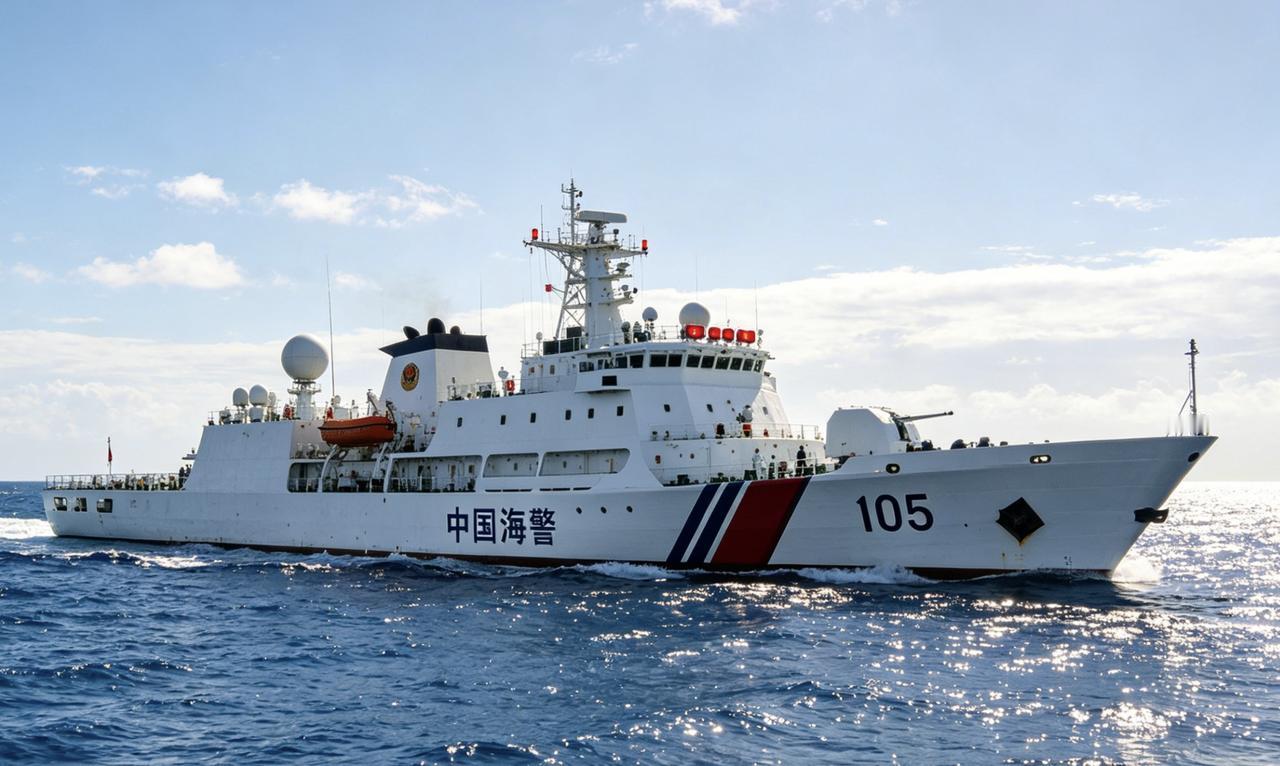 根据央视新闻发布的消息，中国海警船编队在台湾以东海域巡航，针对的是最近日本与菲律