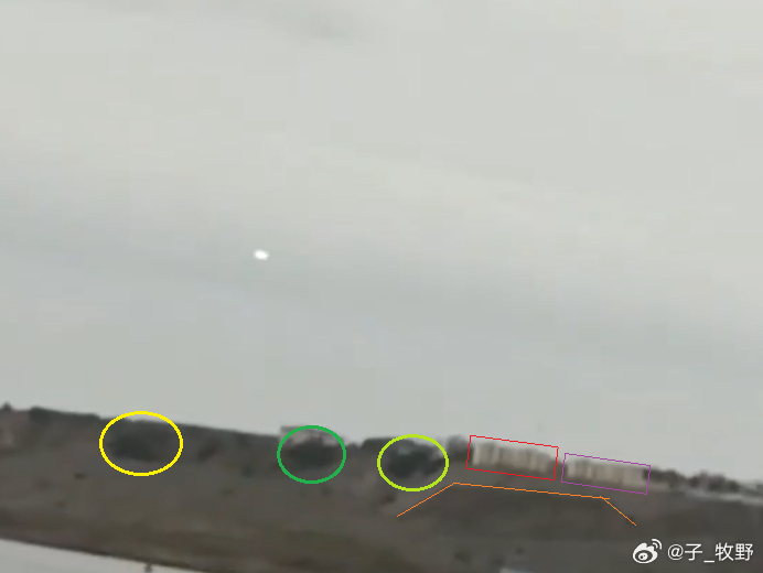 F/A-18 战机被击落的地理位置。绿色圆圈位于25.332517, 60.61