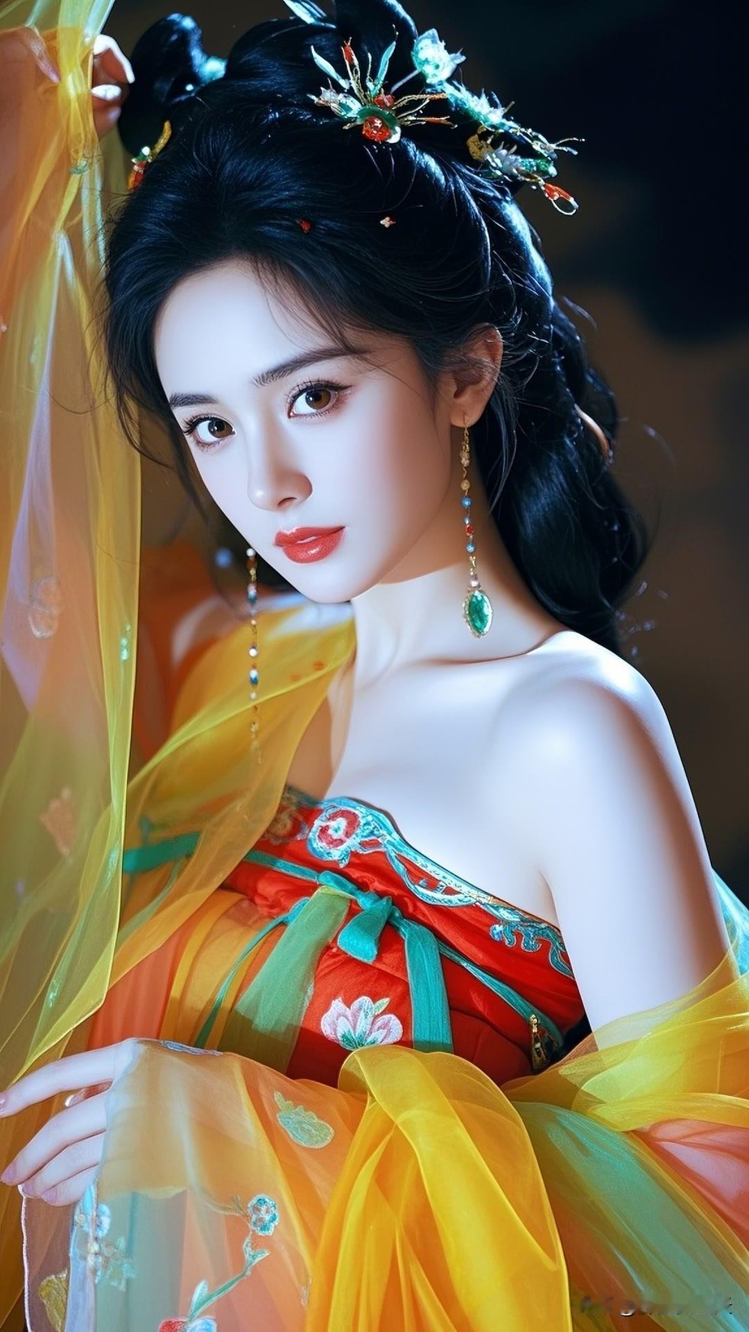 每颗星星都提着一盏小灯笼，来照亮一小块天空。美女人像群 高清美女