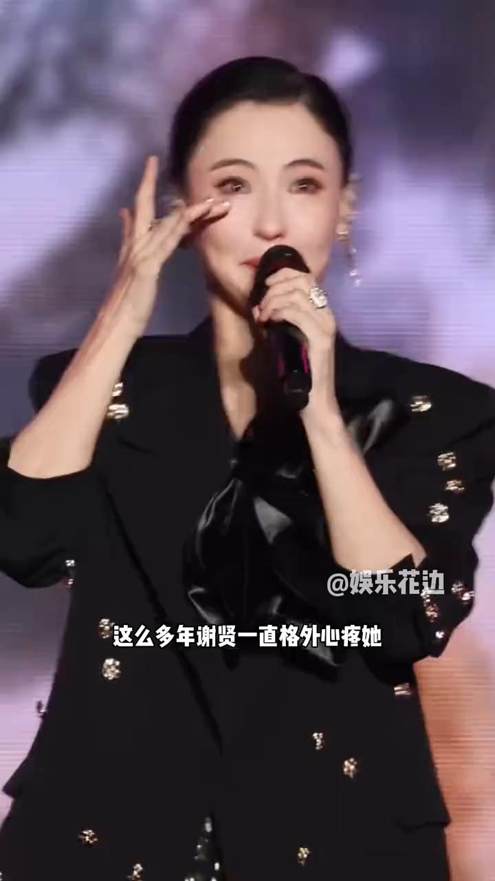 谢贤离世之后，张柏芝没有发长篇悼念文案，只是悄悄把全平台头像换成了纯黑色。在娱乐