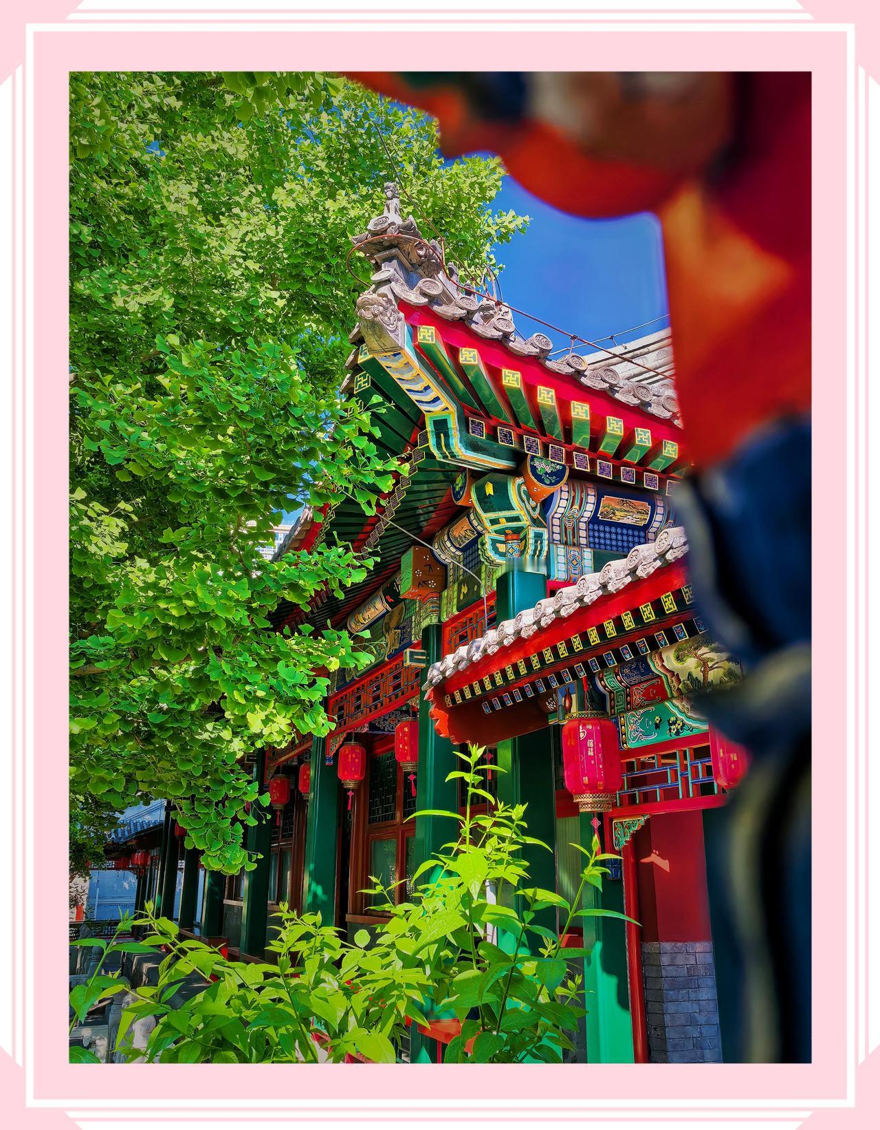 分享一座古老寺庙五月三日，紫竹院行宫廊桥