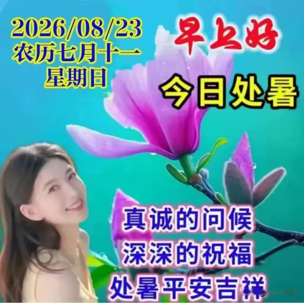 《七律·处暑》
（2026.8.23）

暑气初收晚渐凉，
金风漫野染秋光。
蝉