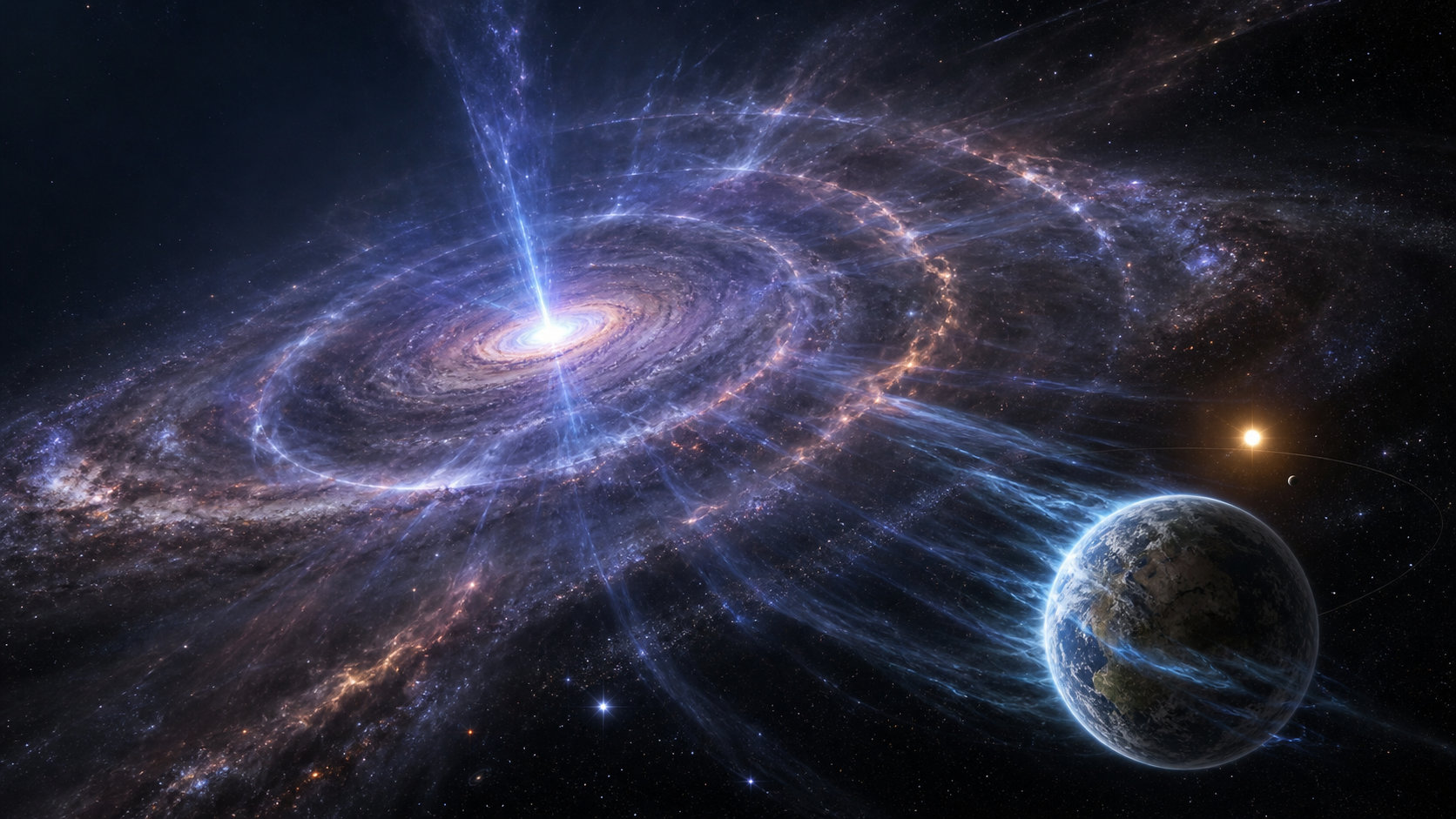 一颗行星和它的恒星距离刚刚好，不太热也不太冷，表面能留住液态水。天文学家管这个距
