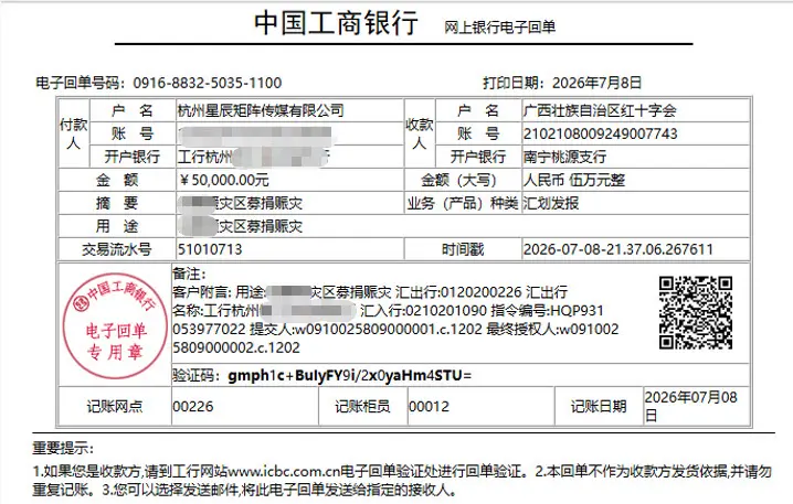 在新疆拍摄的我 看到广西的洪水 实在是揪心 我代表我的粉丝们尽点绵薄之...