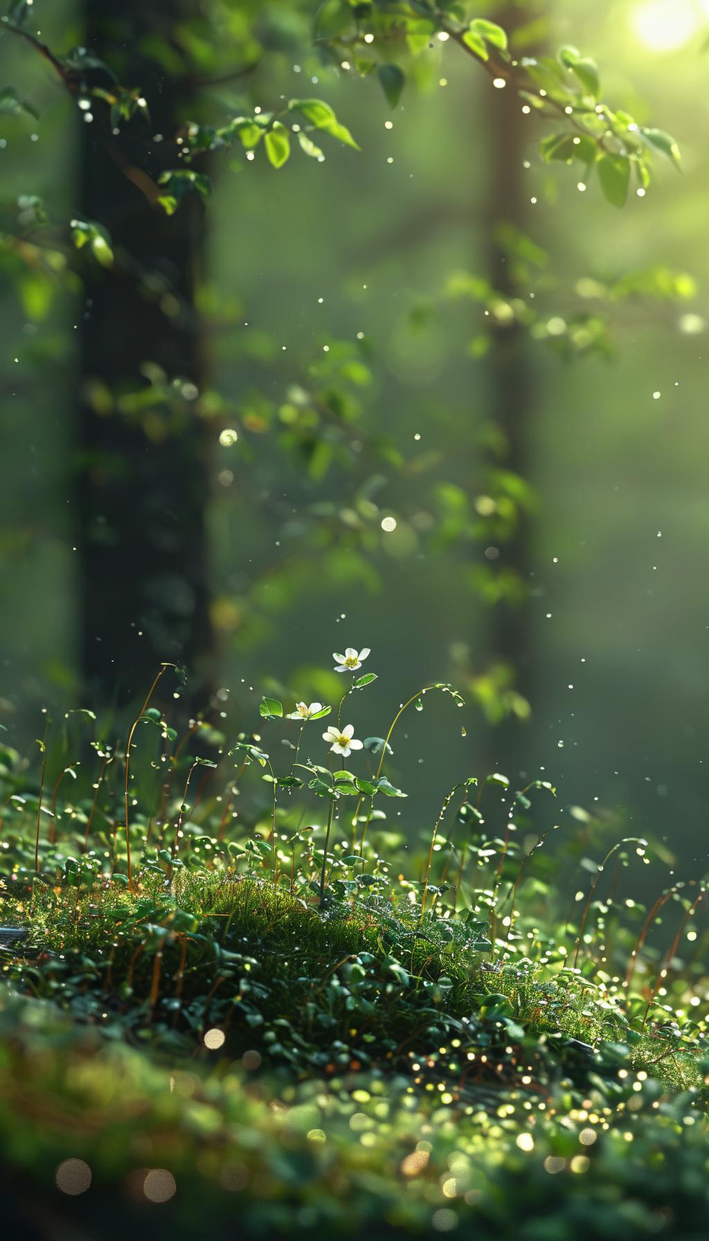 下联:片片绿叶送和风