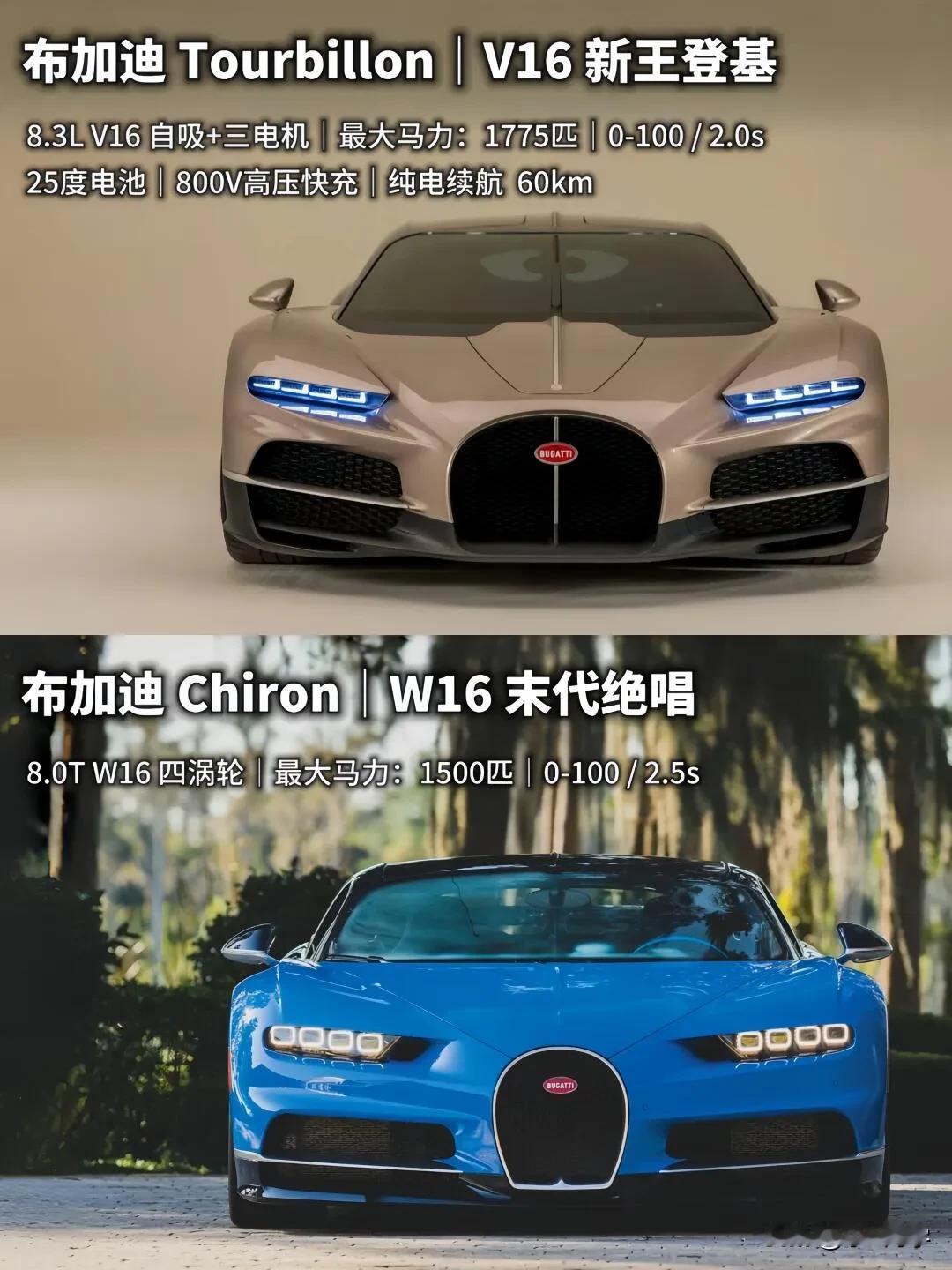 新王驾到——布加迪Tourbillon
全球销量250台，售价360万欧元起。

