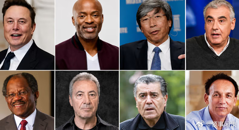【9位出生于非洲的亿万富翁，其总财富占美国最富有的移民总财富2.2万亿美元的43