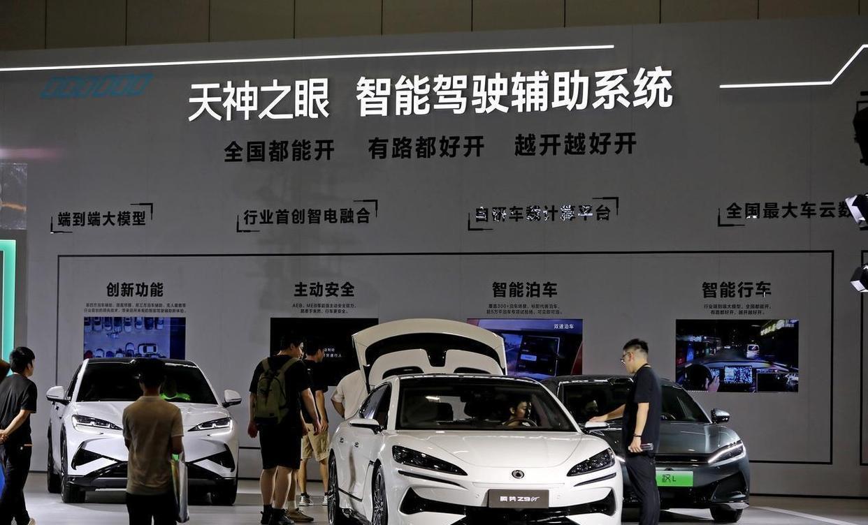 全球新能源汽车行业正经历一场前所未有的“急刹车”。 两大巨头特斯拉和比亚迪同时交