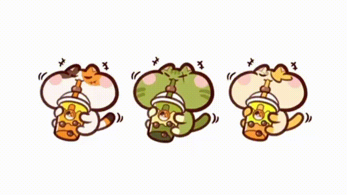 草帽一伙三小只嘬奶茶[哇][哇][哇]画师:Nominno#海贼王##二次元# 