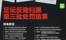 中国足球协会近日公布第三批禁足名单，对丁勇等17人予以终身禁足，李明等47人禁足