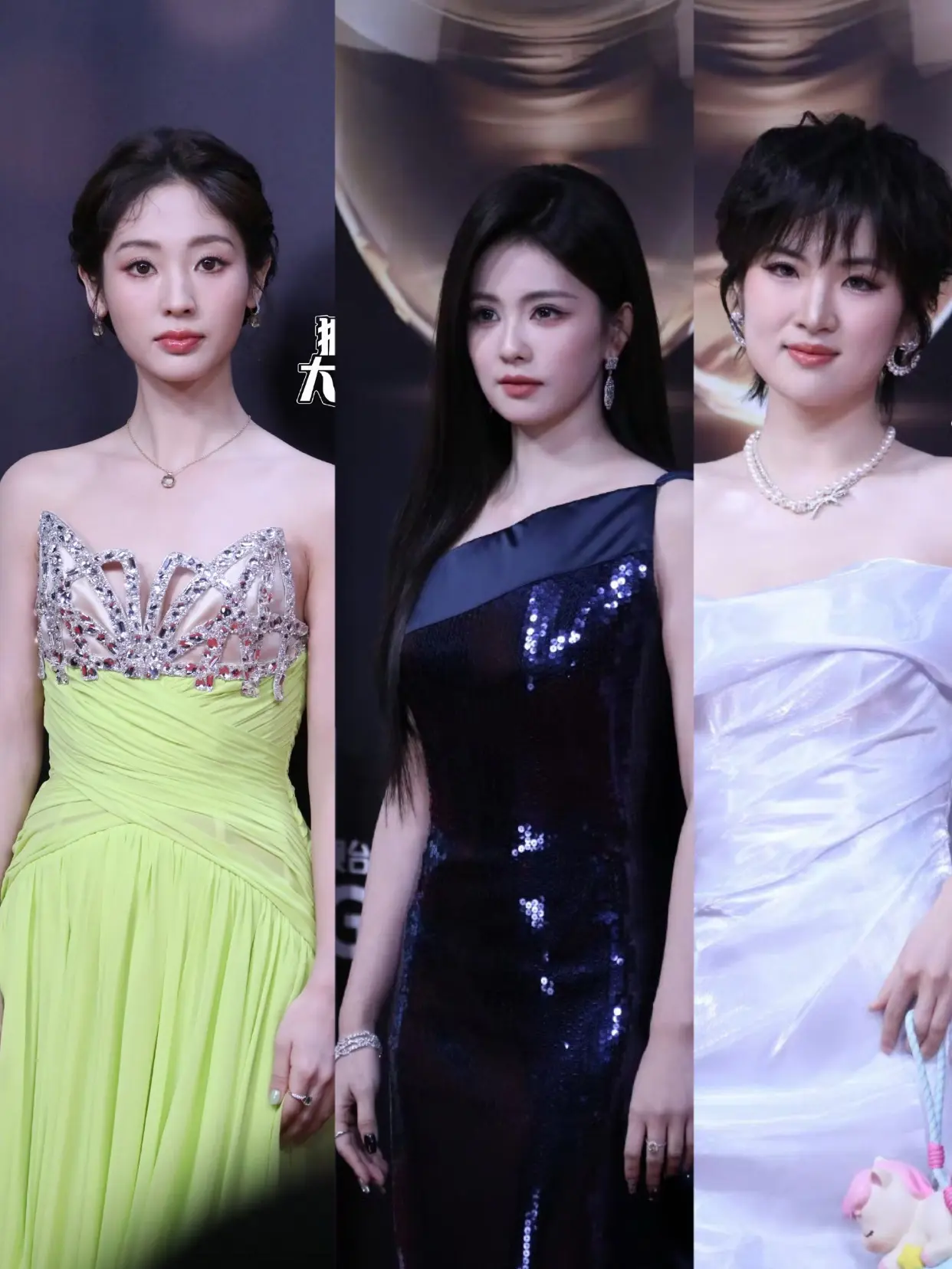 电视剧品质盛典明星红毯造型。电视剧品质盛典明星红毯造型 白敬亭、张彬彬...