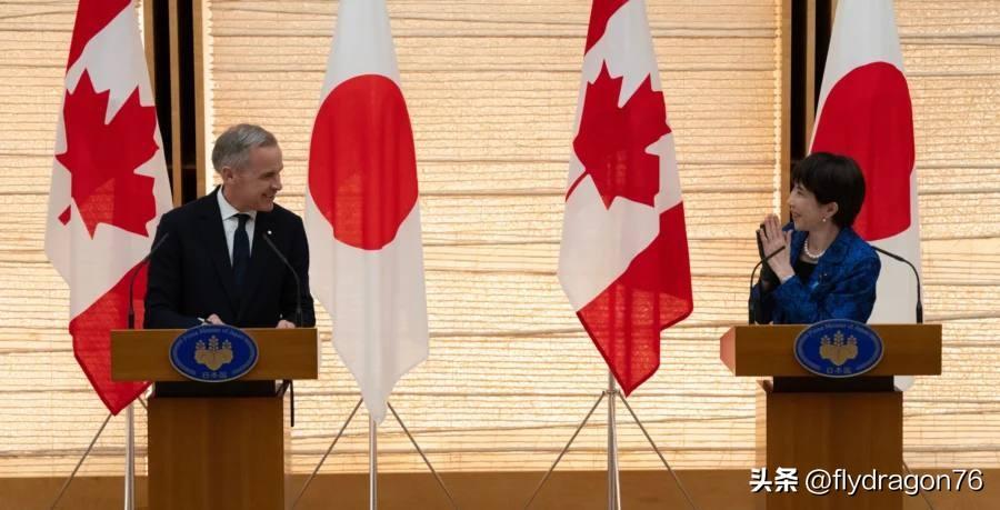 🇨🇦🇯🇵 加拿大与日本建立战略伙伴关系

3月7日，加拿大总理马克·卡尼