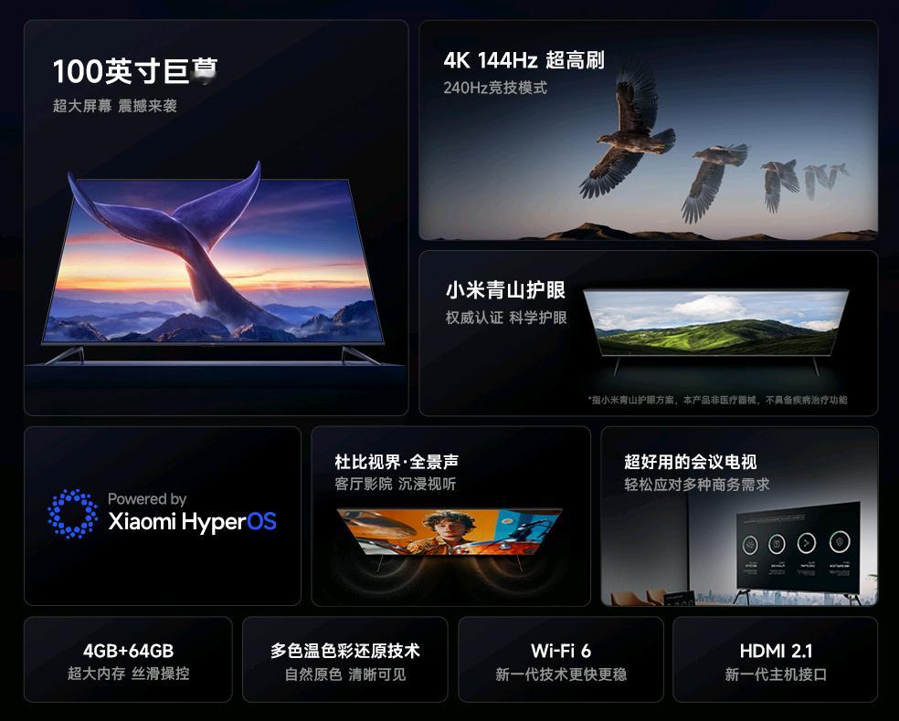 #Redmi新100寸电视价格#最近家装，又想要性价比大电视的童鞋，8999一百