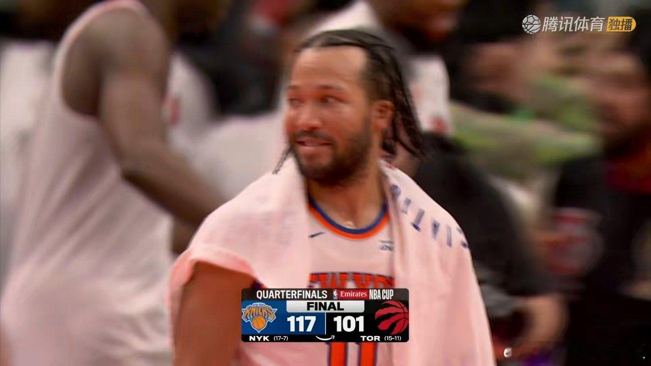 尼克斯客场117-101大胜猛龙，将与魔术会师杯赛半决赛！布伦森35分，19中1