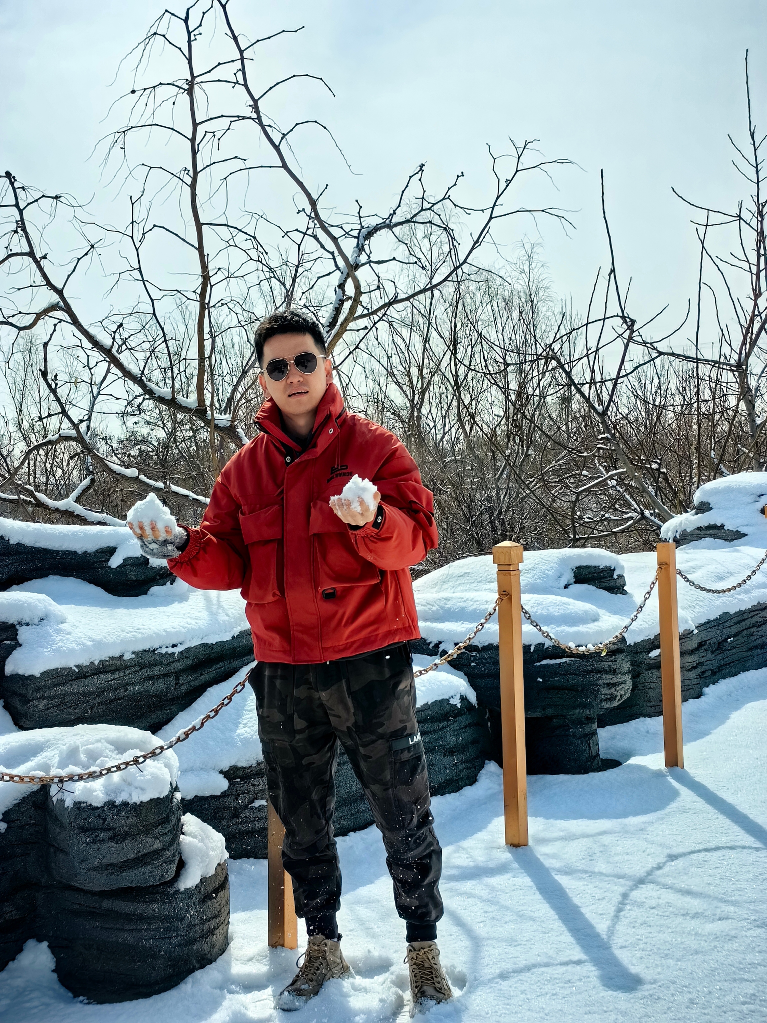 难得一场大雪，让山川银装皑皑​必须要走出门外，来一场亲密接触记录2024，2.2