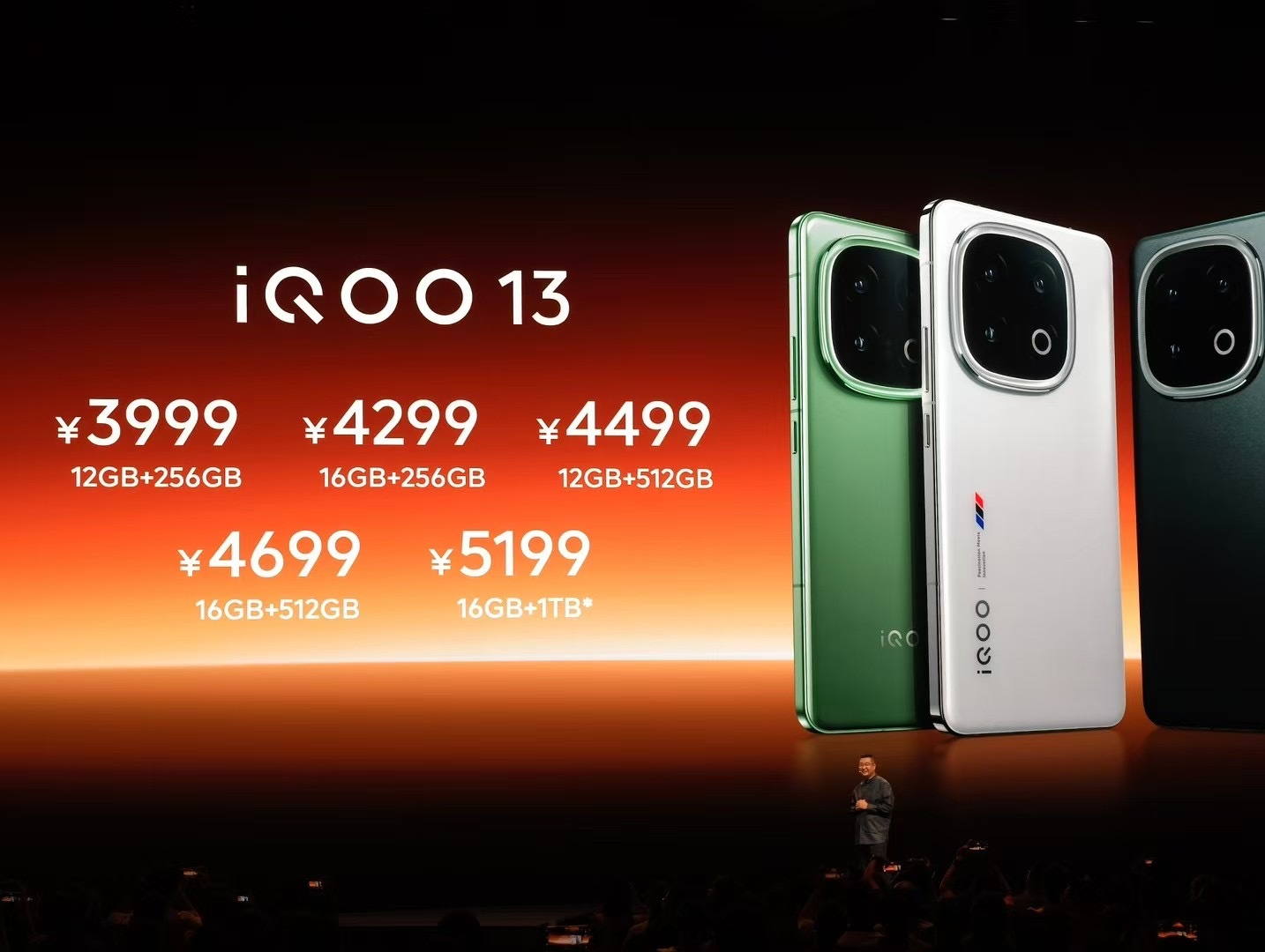 #iQOO13价格#来了兄弟们，3999起，属实有点太狠了，蓝晶×骁龙8至尊版，