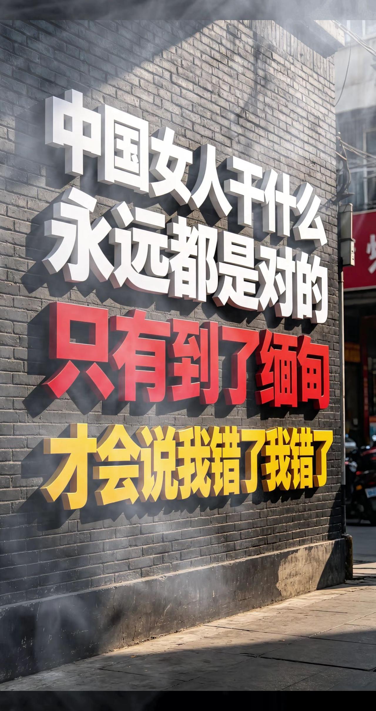 标语 缅甸 城市街景随拍