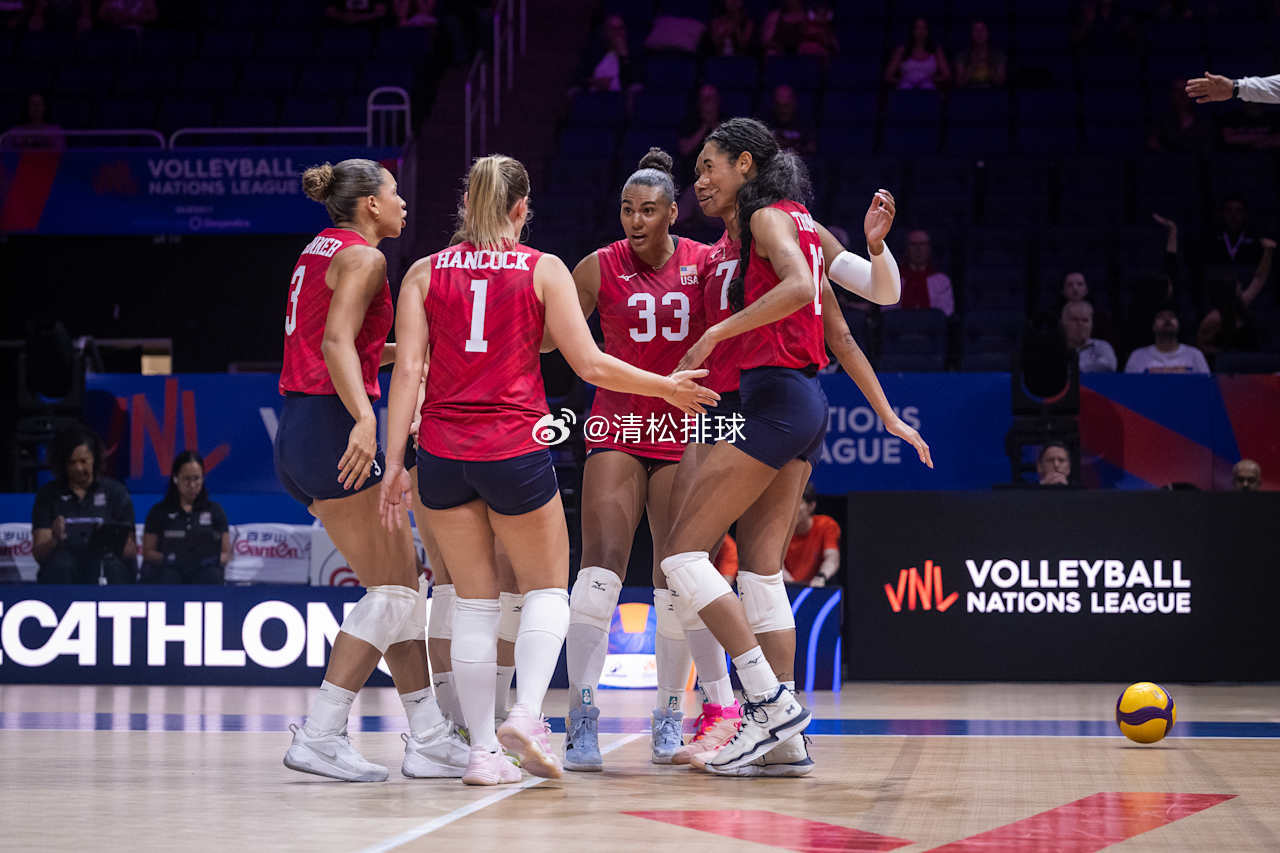 2026年世界女排联赛加拿大魁北克站，美国女排苦战五局3-2（25-21 23-