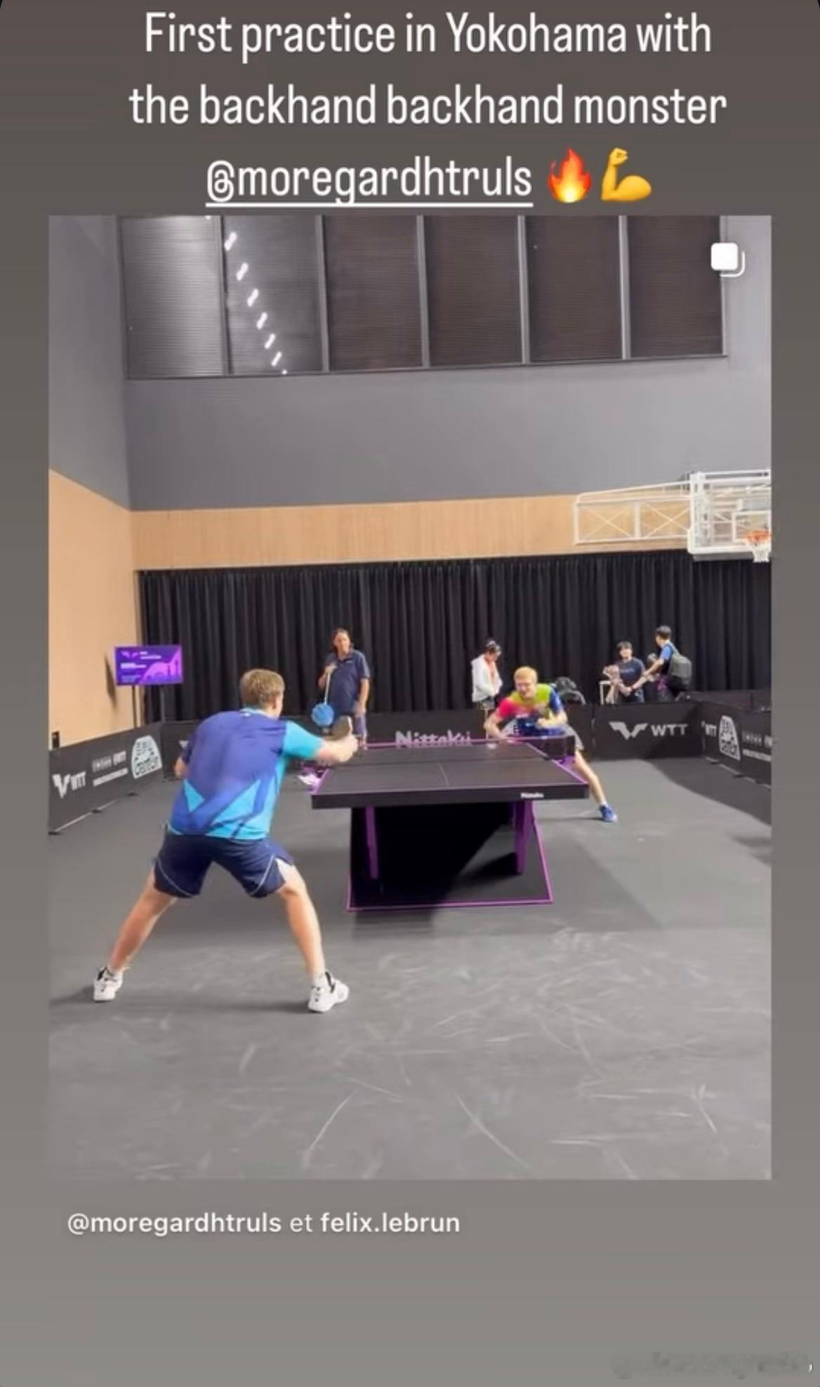 fefe说小莫是backhand monster 😂 ​​​