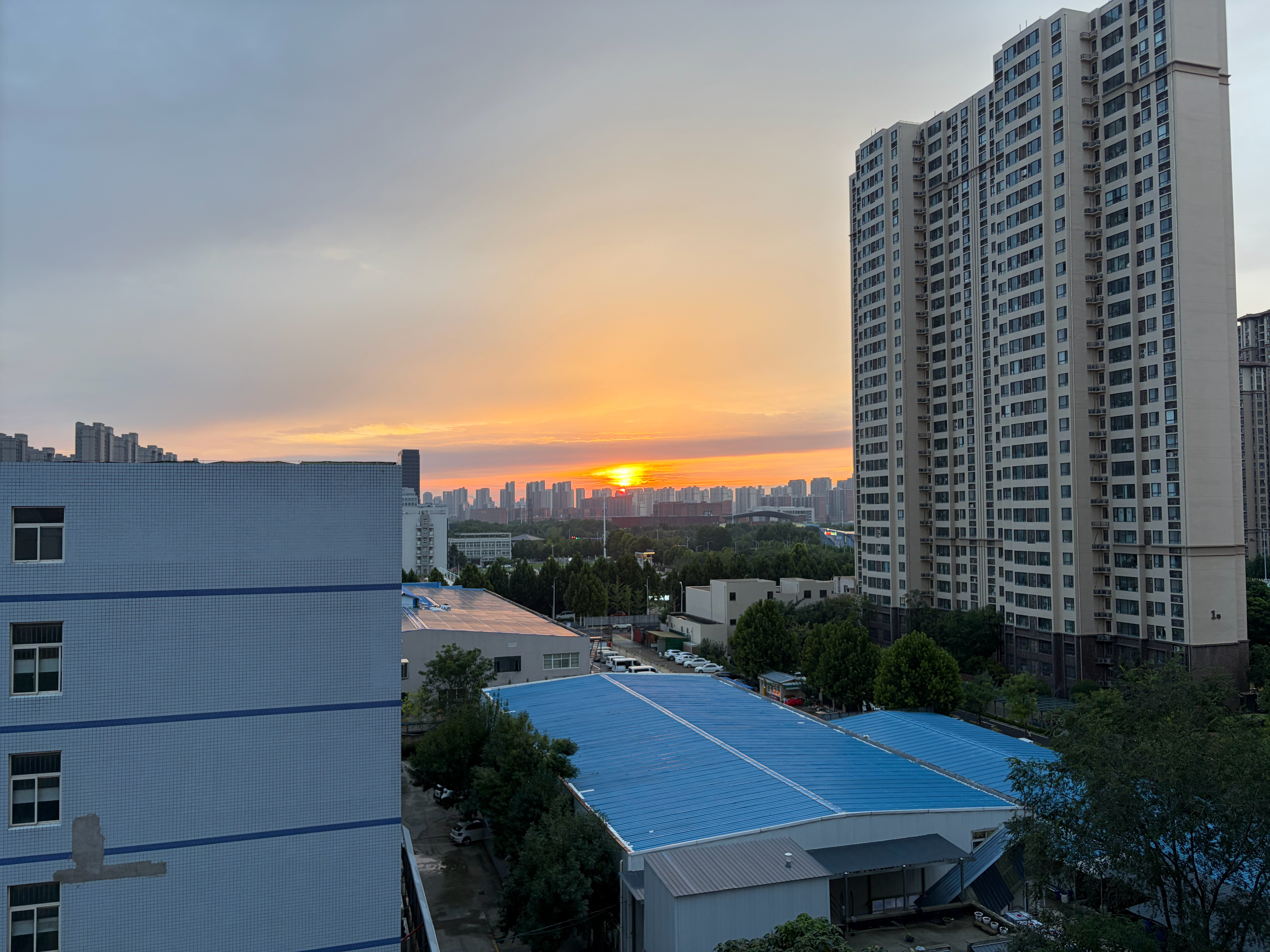 今天的夕阳看起来也不错。老张杂谈