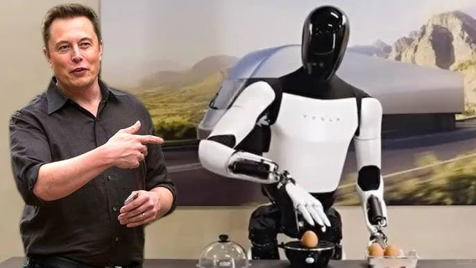 特斯拉擎天柱就是您的机器人英雄——随时准备完成所有任务！ 特斯拉的擎天...