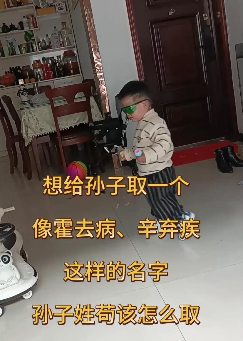 这家人姓苟，老人想给孙子取一个像霍去病、辛弃疾这样的名字，你们觉得孙子可以叫苟什