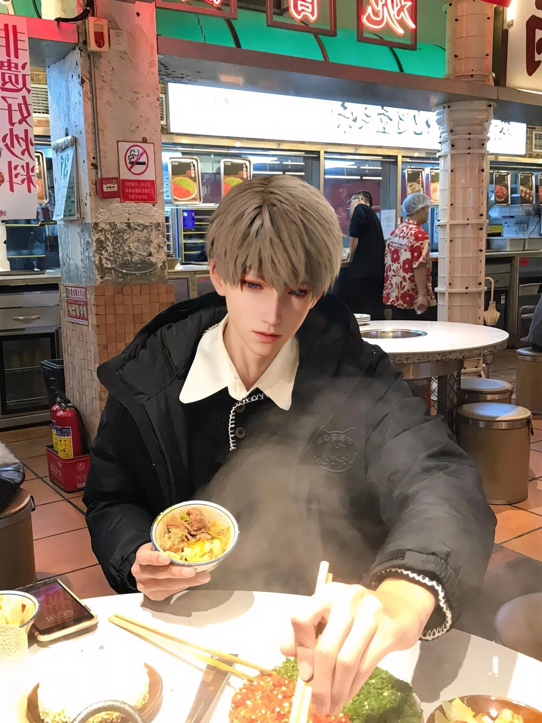 【沈星回】不小心吃了同事的肥牛，他好像要碎了和同事去火锅店聚餐，不小心把他下的肥