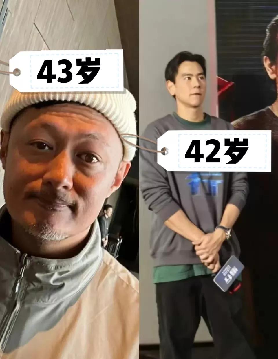 没有对比就没有伤害
余文乐和彭于晏仅相差一岁
然而，令人惊讶的是
容貌看上去像是